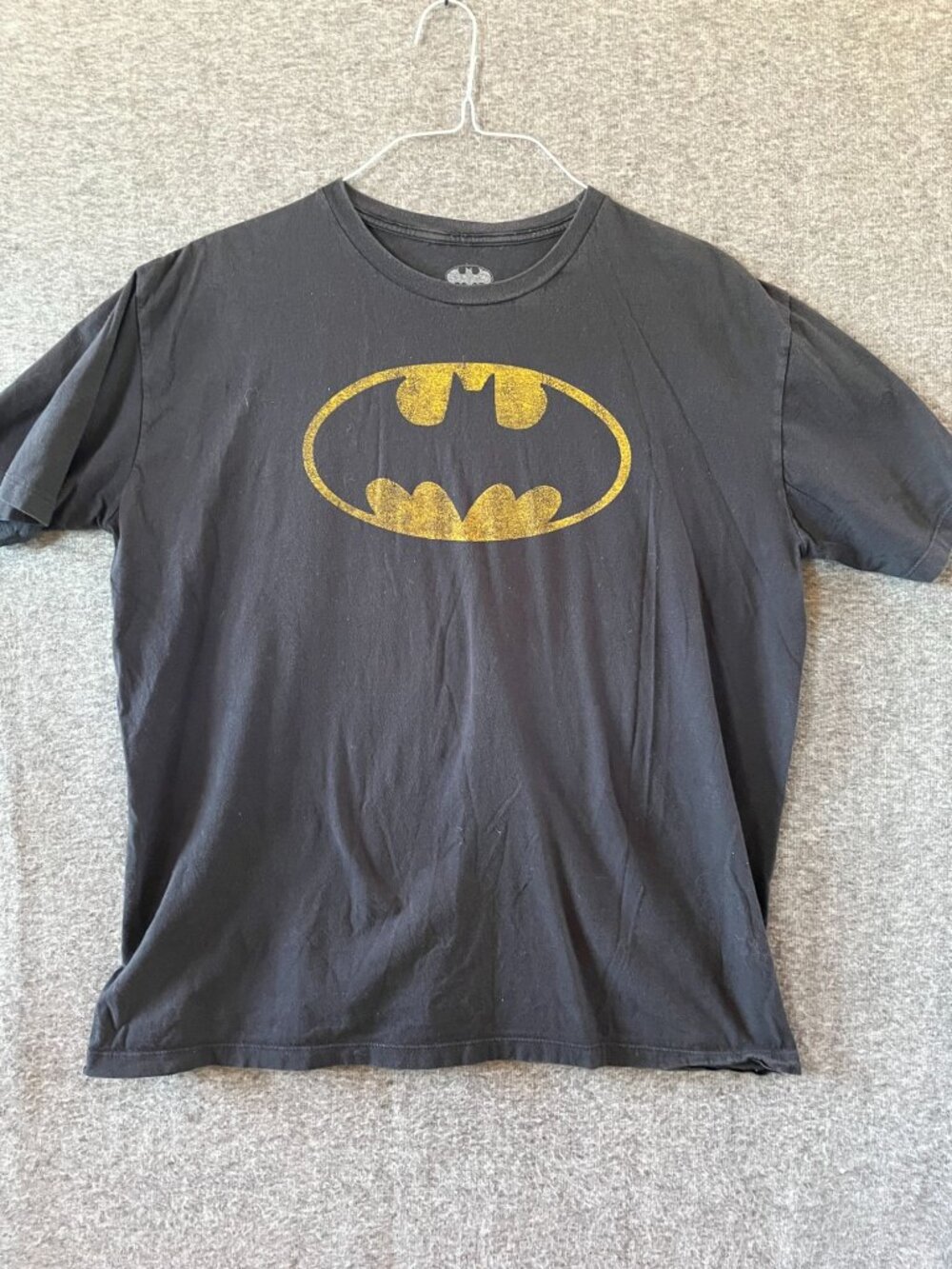 Batman logo Tshirt short sleeve XL black DC Comics